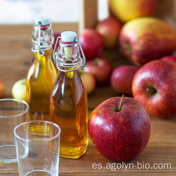 Jugo de manzana fresca Bebida sana suave en grasa baja